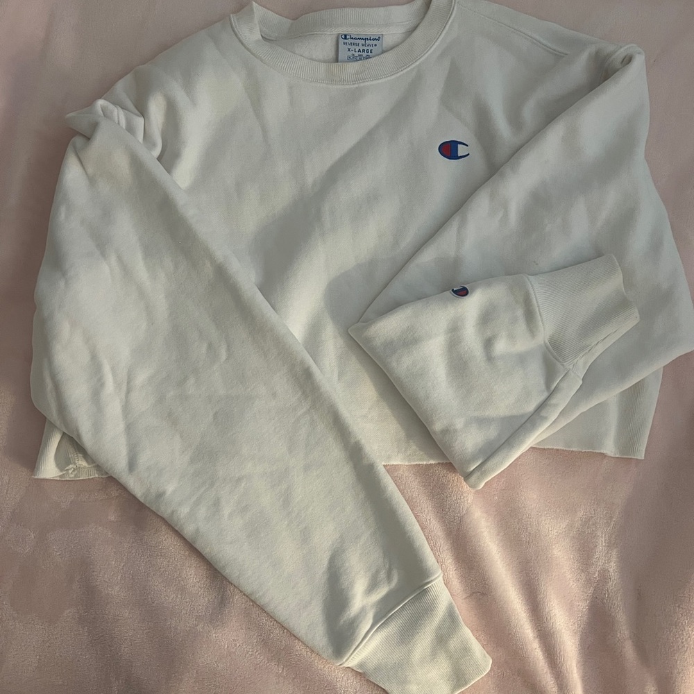Cropped champion sweatshirt